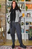 Clemmie Box Knit Grey Marl